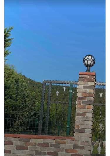 Set Üstü Papatya 1. Kalite Plastik Bahçe Duvar Aydınlatma Armatürü Diğer