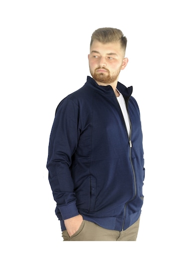 Mode Xl Büyük Beden Eşofman Üstü 2Ip Choose Your Mode 21202 Lacivert 001