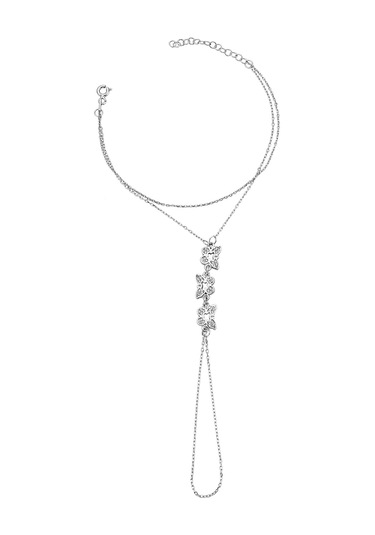 925 Ayar Gümüş Sıra Kelebekler Şahmeran - 45100600 Gümüş