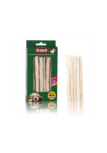 Dibo Beyaz Burgu Çubuk 12 CM 100 G