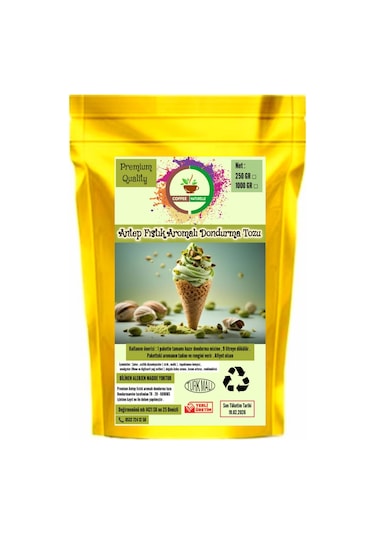 Coffee Naturelle Antep Fıstığı Aromalı Dondurma Aroması 12 x 250 G