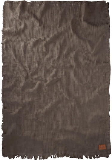 Cigit Müslin Dört Kat Yatak Örtüsü 200x220 Cm K Bej Bej