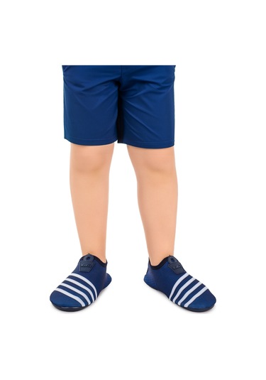Kiko Kids Enigma Havuz Plaj Erkek Çocuk Deniz Ayakkabısı 7501 Lacivert - Beyaz Lacivert - Beyaz