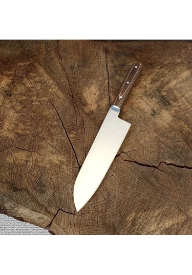 Santoku Şef bıçağı Profesyonel  Japon Santoku HGSANT95 Kahverengi