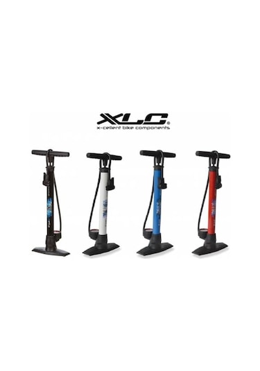 XLC Pompa Ayaklı Delta PU-S04 11 Bar Çift Sibob Uyumlu 160 PSI Siyah