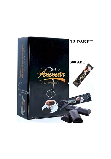 Ammar Bitter Çikolata 600 x 7 G