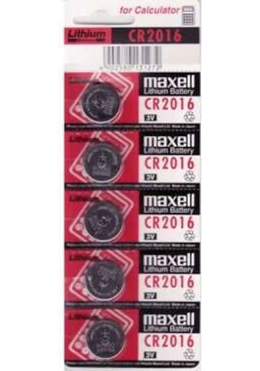 LEDA LEDA LEDA , LEDA Maxell Cr2016 3v Lityum Düğme Pil 5'li Pake