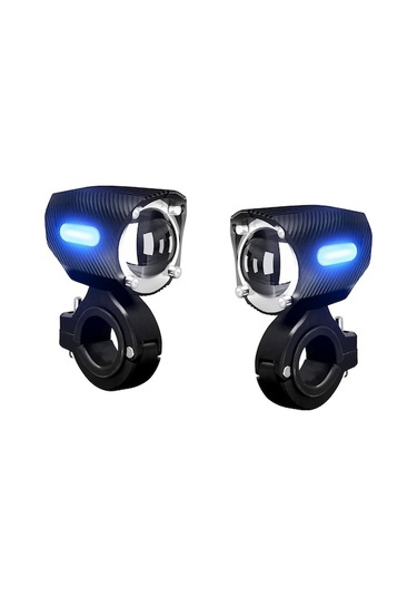 Joyjadehub Vkemall 120w Led Motosiklet Sis Farları 18000lm Ip67 1 Adet Polisilikon 2v