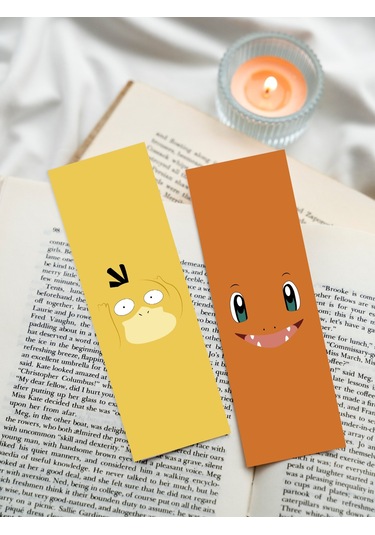 Çizgi Karakter Anime Karışık Tasarım 10 Adet Kitap Ayraç Seti Pyt