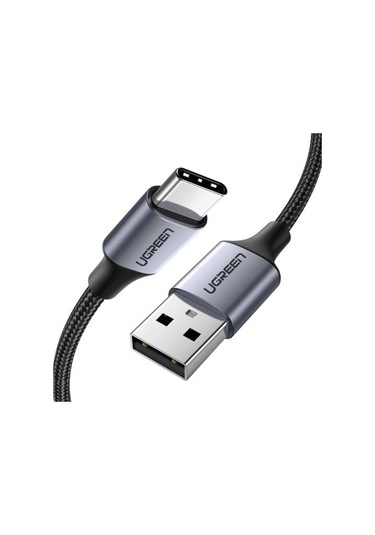 0,5 M 3a Maksimum Hızlı Şarj + Veri Aktarımı 2& 39 Si 1 Arada Usb2.0& 39 Dan Tip-c Alüminyum Kablosuna Siyah