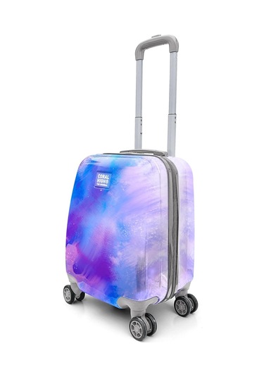 Coral High Renkli Desenli Mini Kabin Boy Valiz 40cm 16769 Çok Renkli