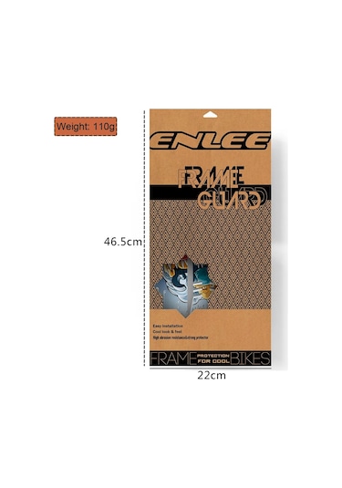 Şeffaf-3d Dağ Bisikleti Koruma Çerçeve Kapak Çizilmeye Dayanıklı Koruyucu Su Geçirmez Mtb Bisiklet Çıkarılabilir Etiket Sürme Koruma Zinciri Şeffaf