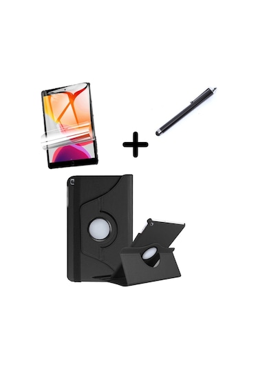 Samsung Galaxy Uyumlu Tab A9 Plus 11inç X210 X215 X216 Kılıf Dönen Tablet Kilifi Ekran Koruyucu+kalem