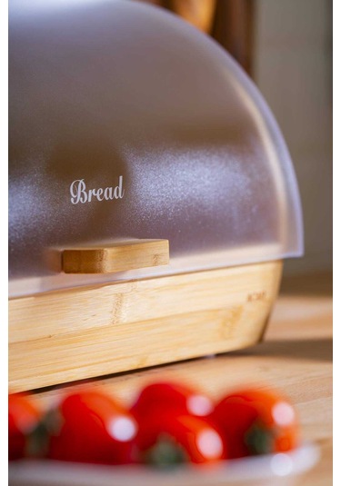 Acar Sirius Bambu Ekmek Saklama Kutusu - 39 25 19 Cm Ahşap