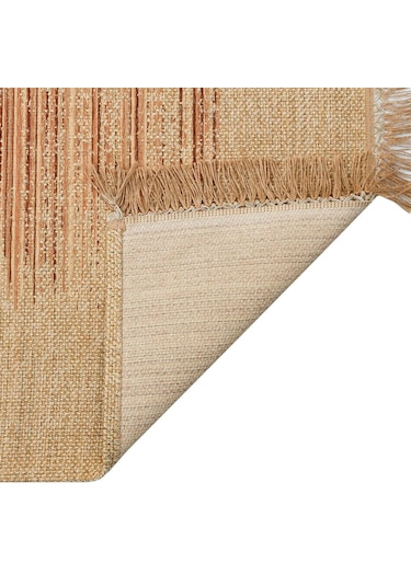 Eko Halı Brooklyn Brk 02 Bej Kaymaz İnce Hasır Dokuma Kilim