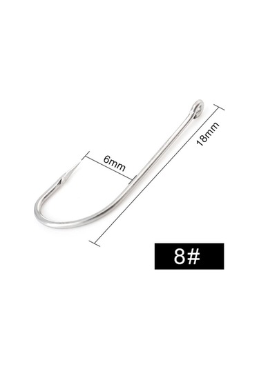 Fısh Kıng 401ss Paslanmaz Demir Dikenli Kanca 6/0 -1/0 25 Adet/paket 1 -8 50 Adet/paket Jig Sazan Balıkçılığı 8