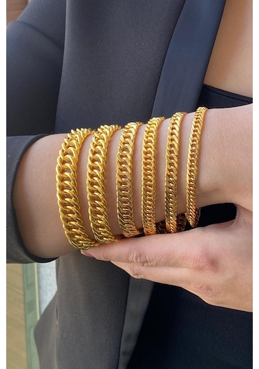 22 Ayar Altın 10 Gr Dallas Kadın Bileklik