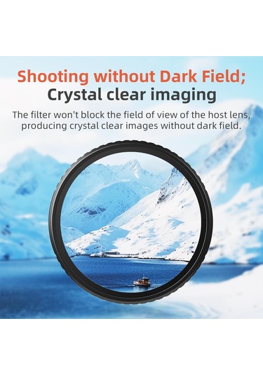 Djı Action 5 Pro / 4 / 3 İçin Amagisn Filtresi, Özellik: Nd8+16+32+cpl Siyah