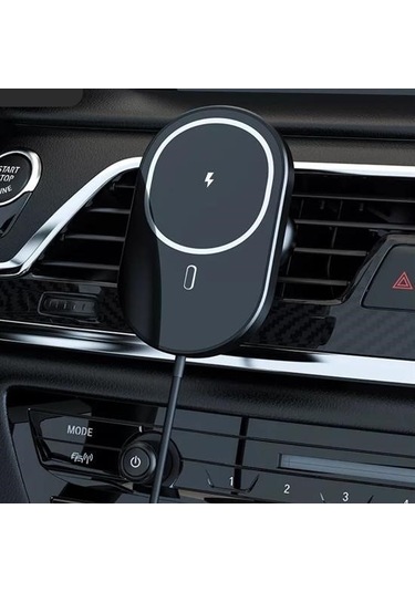 Buffer 15w Mıknatıslı Takılabilen Hızlı Şarj Tüm Cihaz Ve Araçlara Uyumlu Araç İçi Şarj Cihazı -m11