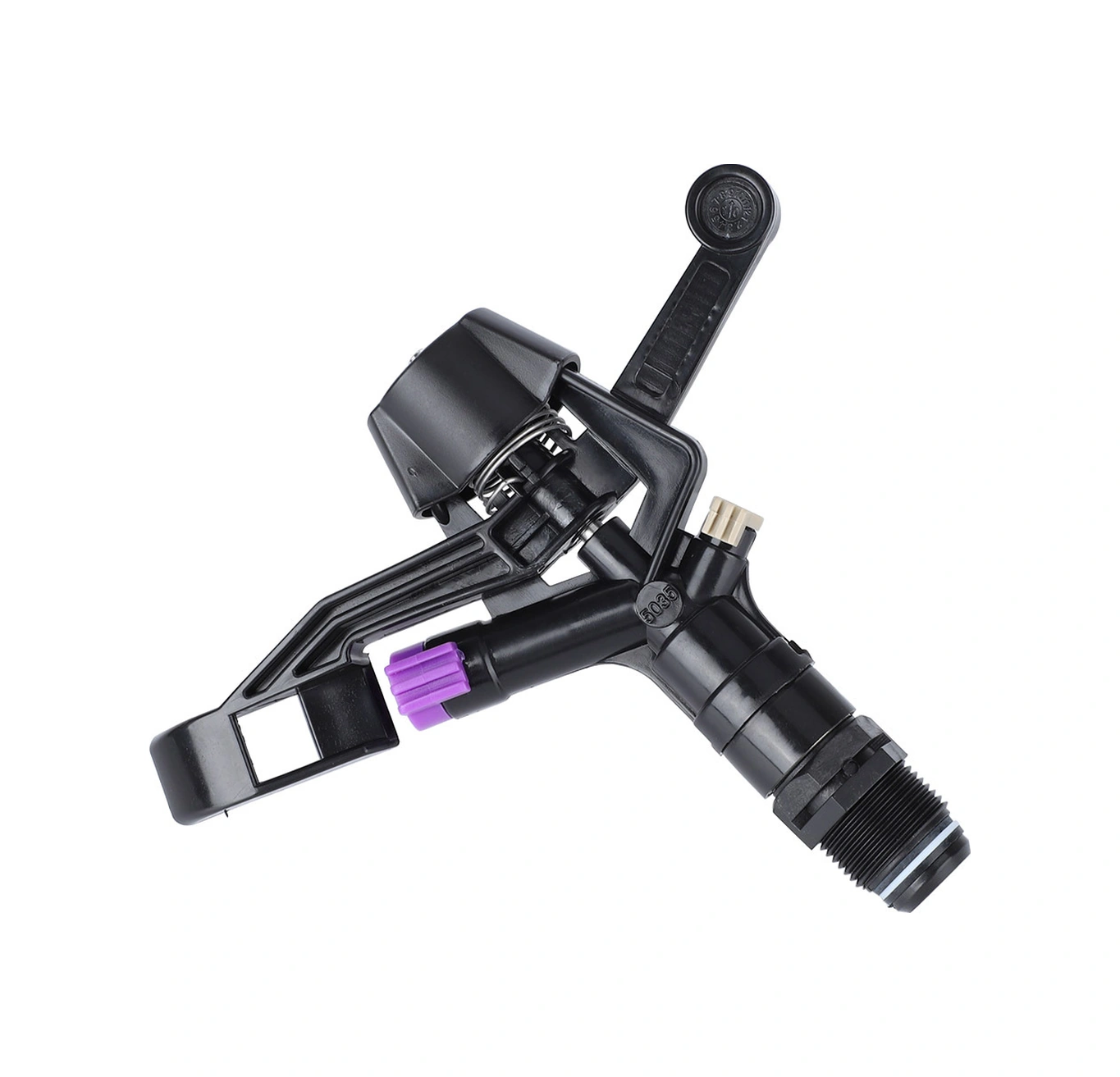 Hangfox Plastik 3/4" Çift Nozzle 360 Derece Ayarlanabilir Sulama Sprinklerı - Bahçe, Çim, Tarla İçin Su Tasarruflu Ve Dayanıklı