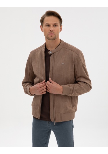 Pierre Cardin Erkek Vizon Deri Mont-kaban 50318038-575 Vizon