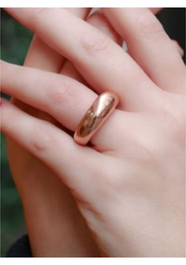 925 Ayar Rose Gold Ayarlanabilir Kadın Gümüş Yüzük