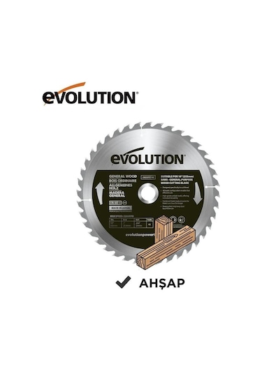 Evolution Gw255tct-40 Ahşap Daire Testere Bıçağı, 255mm