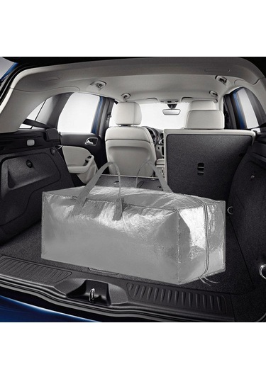 Homyl Ağır Hizmet Tipi Taşınma Çantası Yurt Saklama Giyim Gümüş