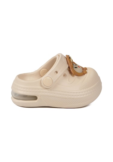 Walkway Ekru Eva Hafif Esnek Unisex Çocuk Sabo Terlik 2316 B-p