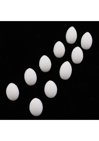 Homyl 10 Adet Yüzen Sazan Kaba Alabalık Bas Deniz Beyaz