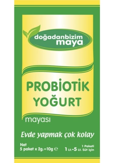 Doğadan Bizim Maya Probiyotik Yoğurt Mayası 5 x 2 G