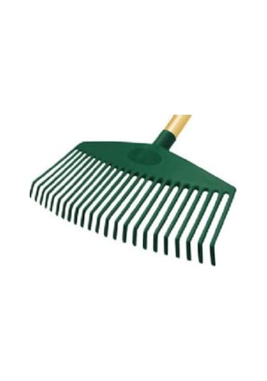 Raco 53747 Ahşap Saplı Plastik Çim Ve Yaprak Toplama Tırmığı 45