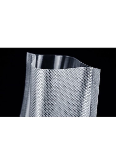 17x25, 150 Adet Tırtıklı Vakum Makinesi Poşeti- Torbası