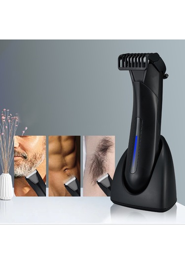 Moveevo Zcb108 Erkek Tıraş Makinesi Özel Bölgeler Koltuk Altı Kılları Düzeltici Siyah + Şarj Standı