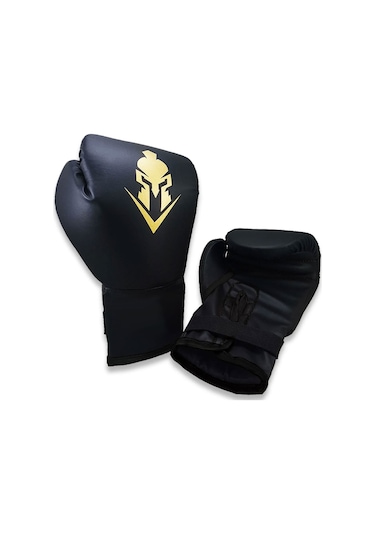 Çocuk Siyah Boks Seti 53 x 20 CM Boks Torbası + Boks Eldiveni Siyah