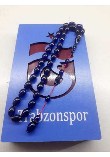 Soma Tesbih Trabzonspor Kutulu Ateş Kehribar Tesbih 8 x 12