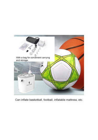 Padalink Taşınabilir Şarjlı Şişirme Ve Emme Pompası - Çadır, Yatak, Şişme Yatak İçin Mini Kompakt Alet - 1400mah