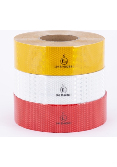 Reflektif Reflektiv Şerit Bant Reflektör 50 Metre Tüvtürk Uyumlu (325957841)