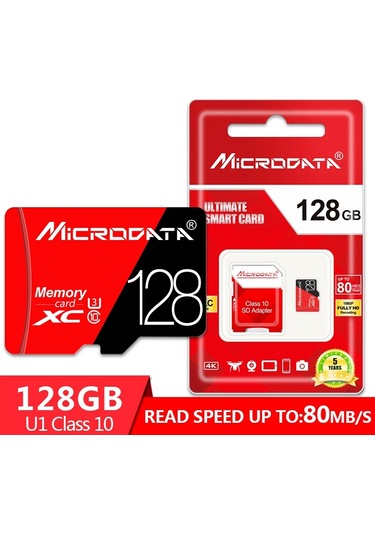 Sones Mıcrodata 128gb Yüksek Hızlı U3 Kırmızı Ve Siyah Tf