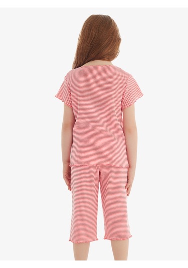 Kız Çocuk Pijama Takımı 60567 - Pembe Pembe