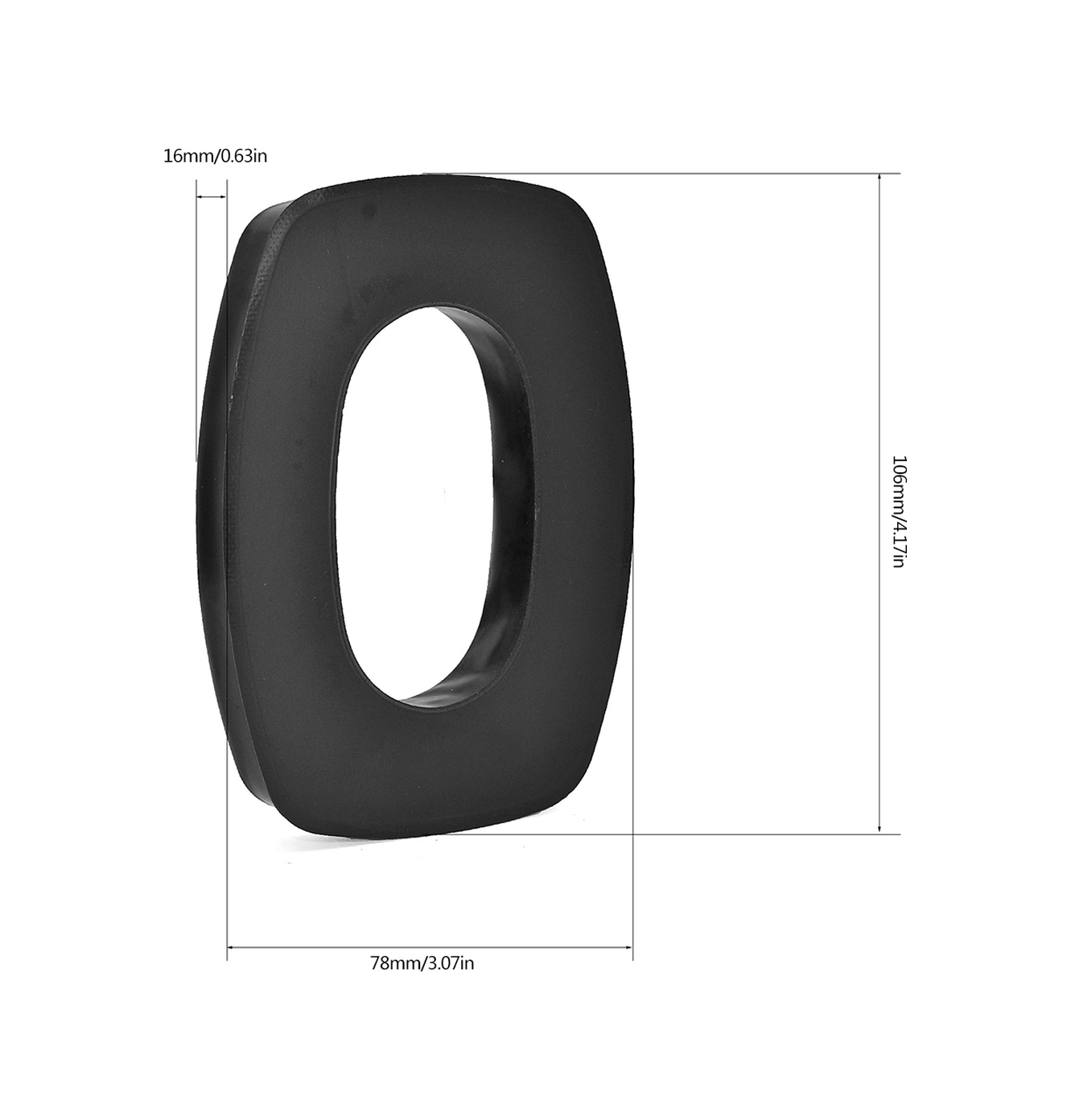 Howard Leight İçin Honeywell Impact Kulaklık Pedleri Aksesuarları İle Değiştirilebilir Hafızalı Köpük Kulak Yastıkları