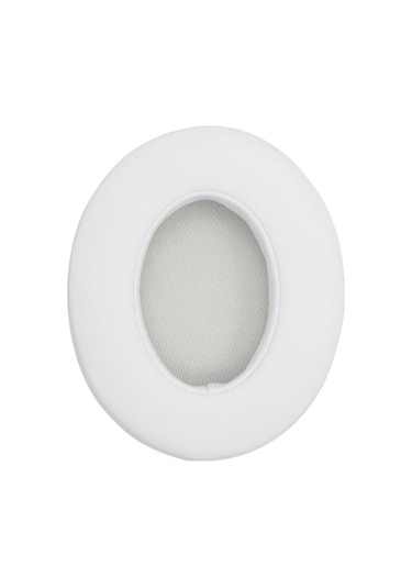 Konesam Beats Studio 2/3 İçin Protein Deri Hafıza Köpük Yerine Konulabilir Kulaklık Örtüsü Beyaz Beyaz