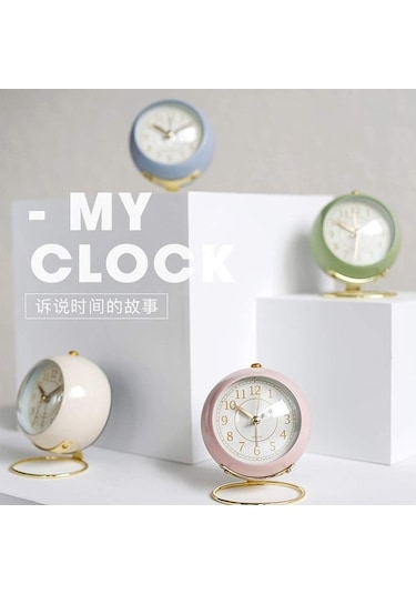 Trendooze Yok Yeşili Saati Saati Saat Modern Masa Masa Masa Başucu 8.9cm Eh