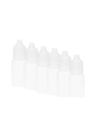 Geeroyoo 50 Adet 10ml Pe Materyal Göz Damla Flakonu - Sarı, Tıkanıklı Kapaklı, Sıkıştırmalı, Seyahat İçin Taşınabilir, Çeşitli Sıvılar İçin Saklama Ve Dağıtım