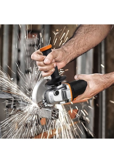 Worx WX800 20Volt 2.0 Ah. Li-ion Çift Akülü 115 MM Profesyonel Şarjlı Avuç Taşlama