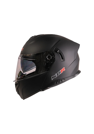 Ncr Vega Mat Siyah Çene Açılır Kask Mat Siyah Mat Siyah