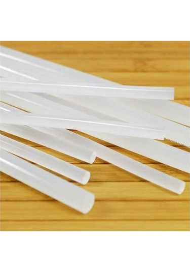 Mum Silikon Ince 7,4x30cm Sıcak Mum Silikon Çubuk Uç 1 Kg