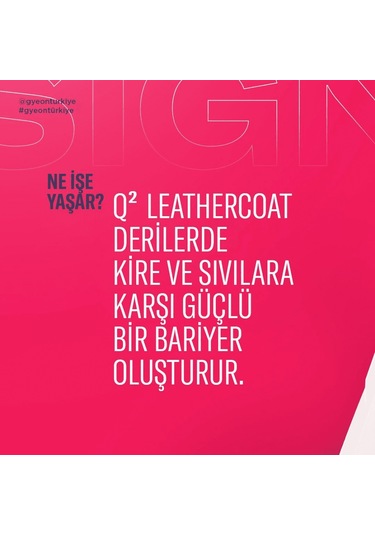 Gyeon Q² Leather Coat Redefıned Deri Yüzeyler İçin Koruma 120 Ml