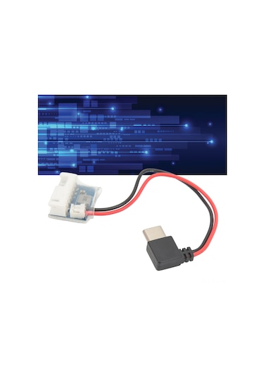 Moveevo Drone Fpv Pil Bataryası İle Kamera Besleme Kablosu - Type C'den 5v Denge Taklı Güç Kablosu, Dayanıklı Ve Güvenli Pcb Malzeme