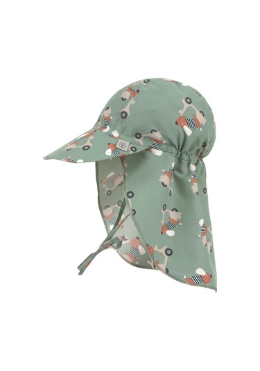 Lassig Flap Hat Uv Korumalı Uzun Şapka Scooter Dog Green Yeşil